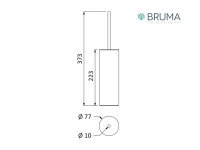 MEDIDAS ESCOBILLERO A SUELO X-ALPHA BRUMA